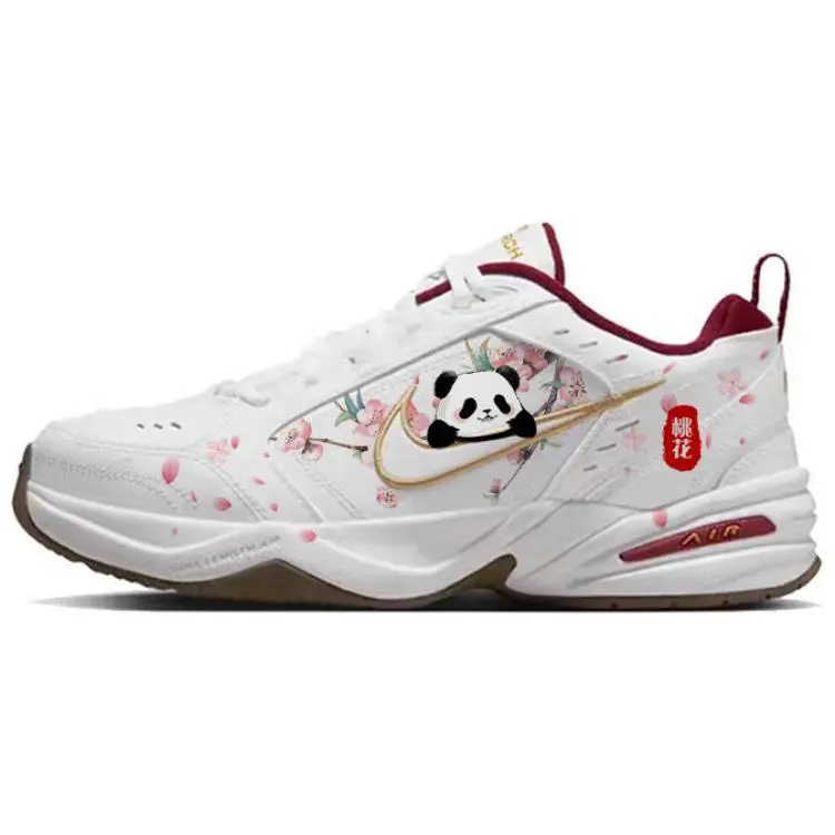 Nike Air Monarch 4 Cushioning Slip Resistant Abrasion Resistant Low top Casual Shoes Unisex White