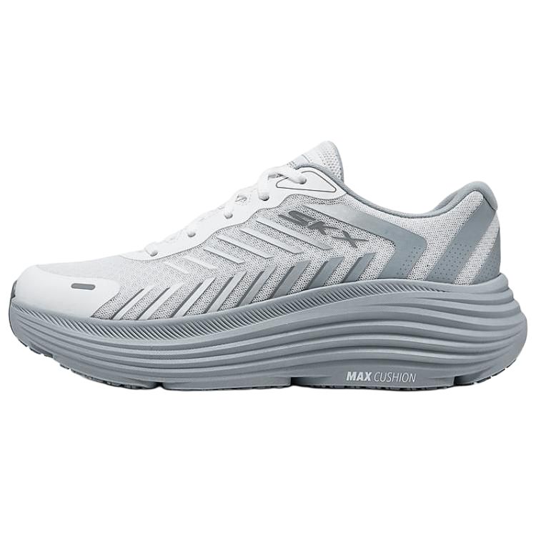 Skechers MEN’S GO Abrasion Resistant Low top Casual City Commuting Running Shoes Men’s White Gray