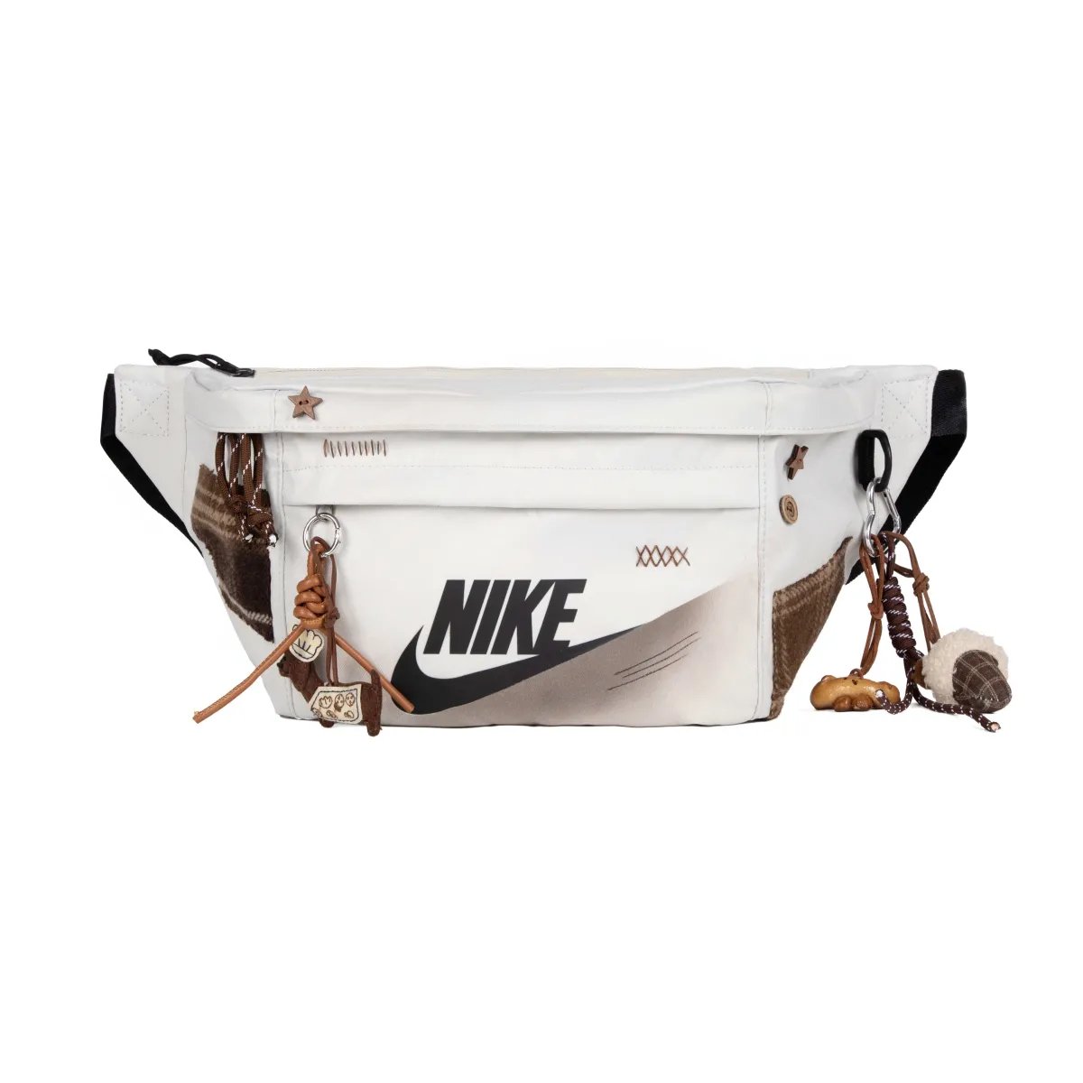 Nike Fabric Fanny Pack Regular Unisex Beige Brown