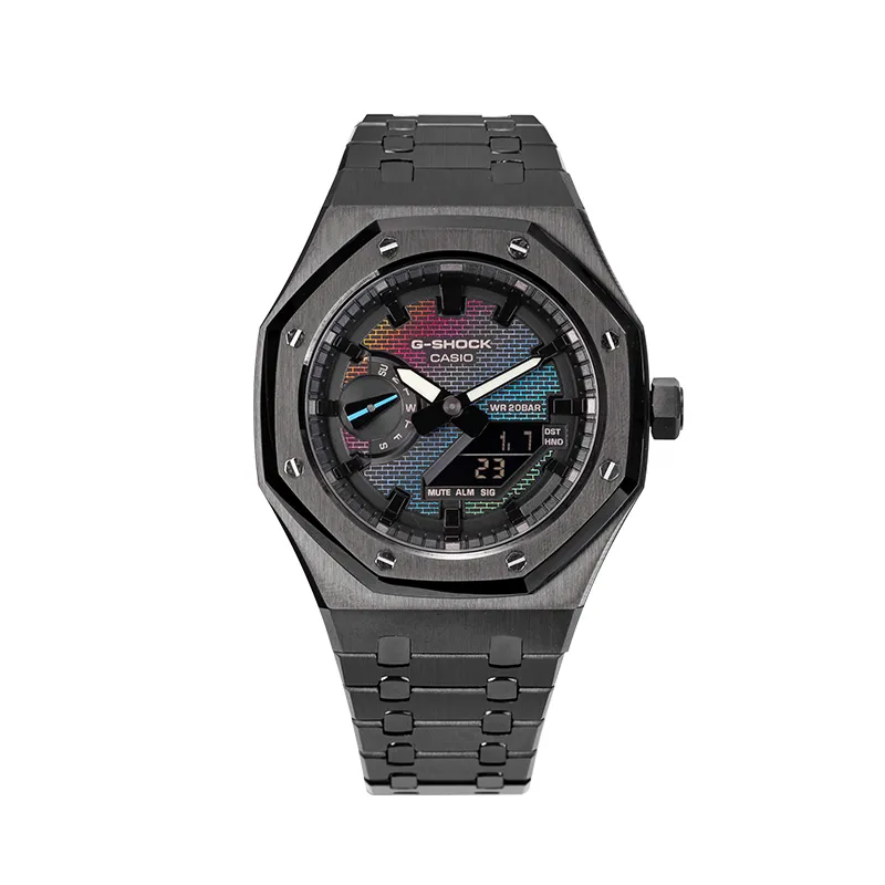 CASIO Custom Collection Quartz Movement Unisex Multicolor Watch Dial