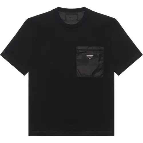 PRADA Re Nylon T Shirt Men's Black