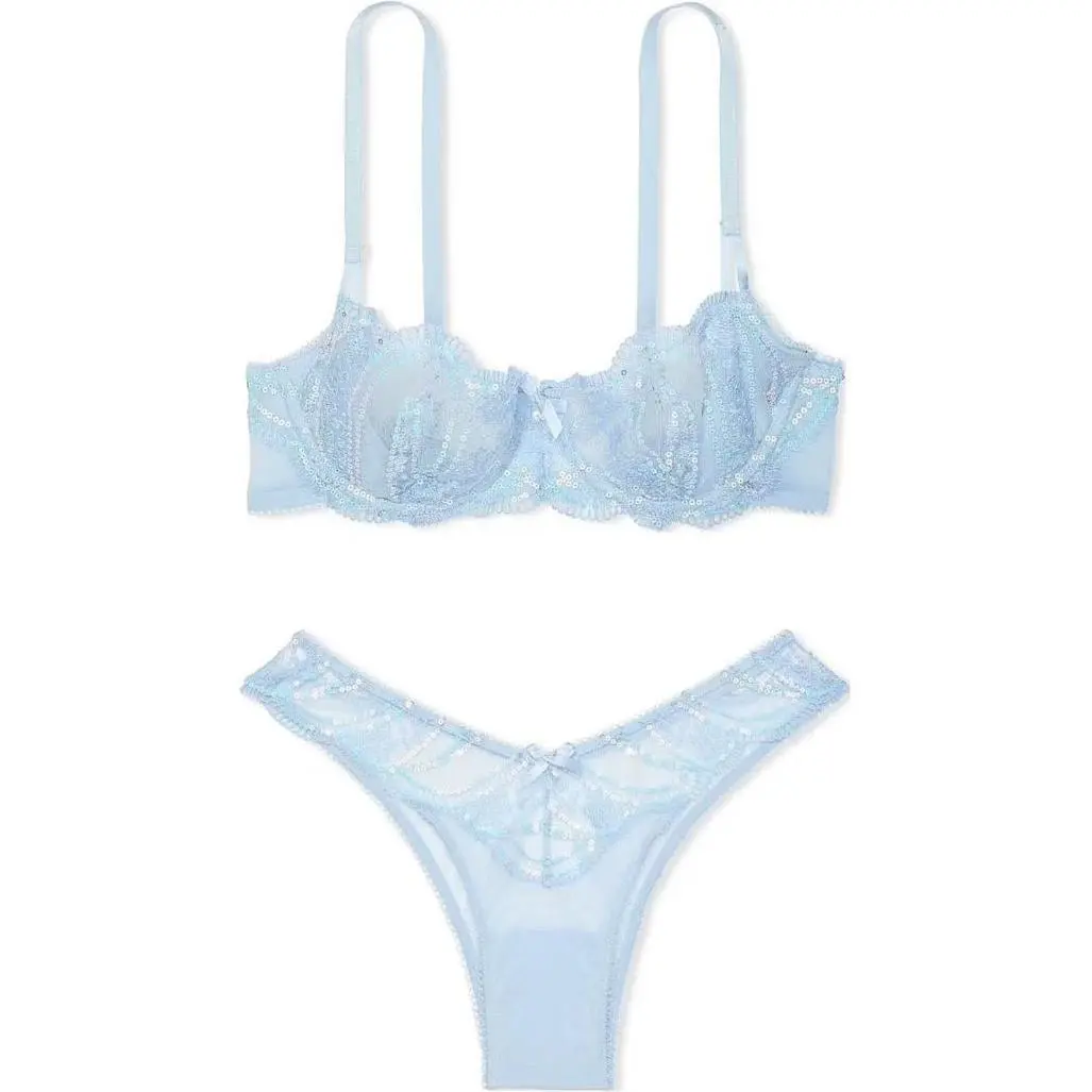 Victoria's Secret Underwear Set Women's Light Blue