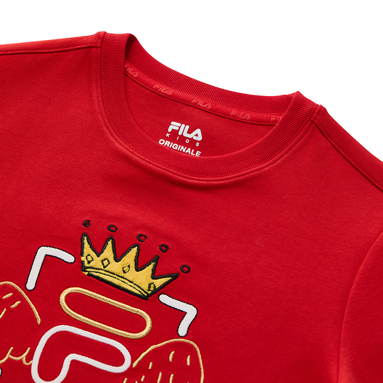 Худи Fila KIDS x JCDC ORIGINALE (красное) — фото 3