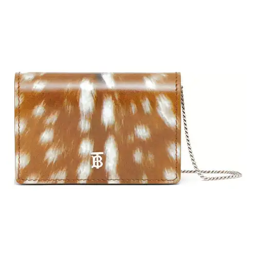 Burberry Cow Leather Portable Crossbody Bag, Shoulder Bag Women's Malt