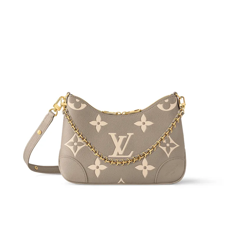 LOUIS VUITTON Boulogne Crossbody Bag Women's Dove Gray/Cream
