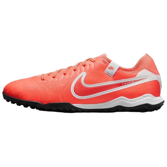 Nike Tiempo Legend 10 Pro Artificial Ground Anti-Slip Wear-Resistant Soccer Shoes Unisex Red