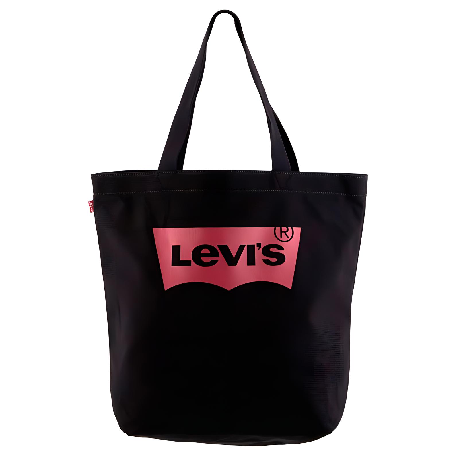 Levis Cotton Handbag, Shoulder Bag Regular Women's Black