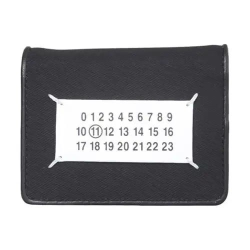 Maison Margiela Canvas With Leather Coin Purse Canvas Bag Men's Black