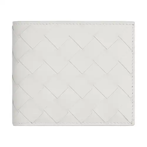 Bottega Veneta Calfskin Wallet Men's White
