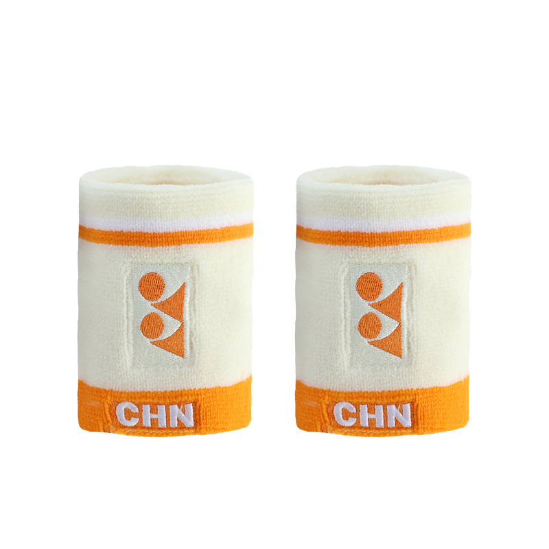 YONEX Yonex sweat-absorbent, protective, comfortable, pressurized badminton equipment, milky white/ink blue polyester fiber, sports, fitness, playing, daily protection, same style for men and women, two packs/one pack