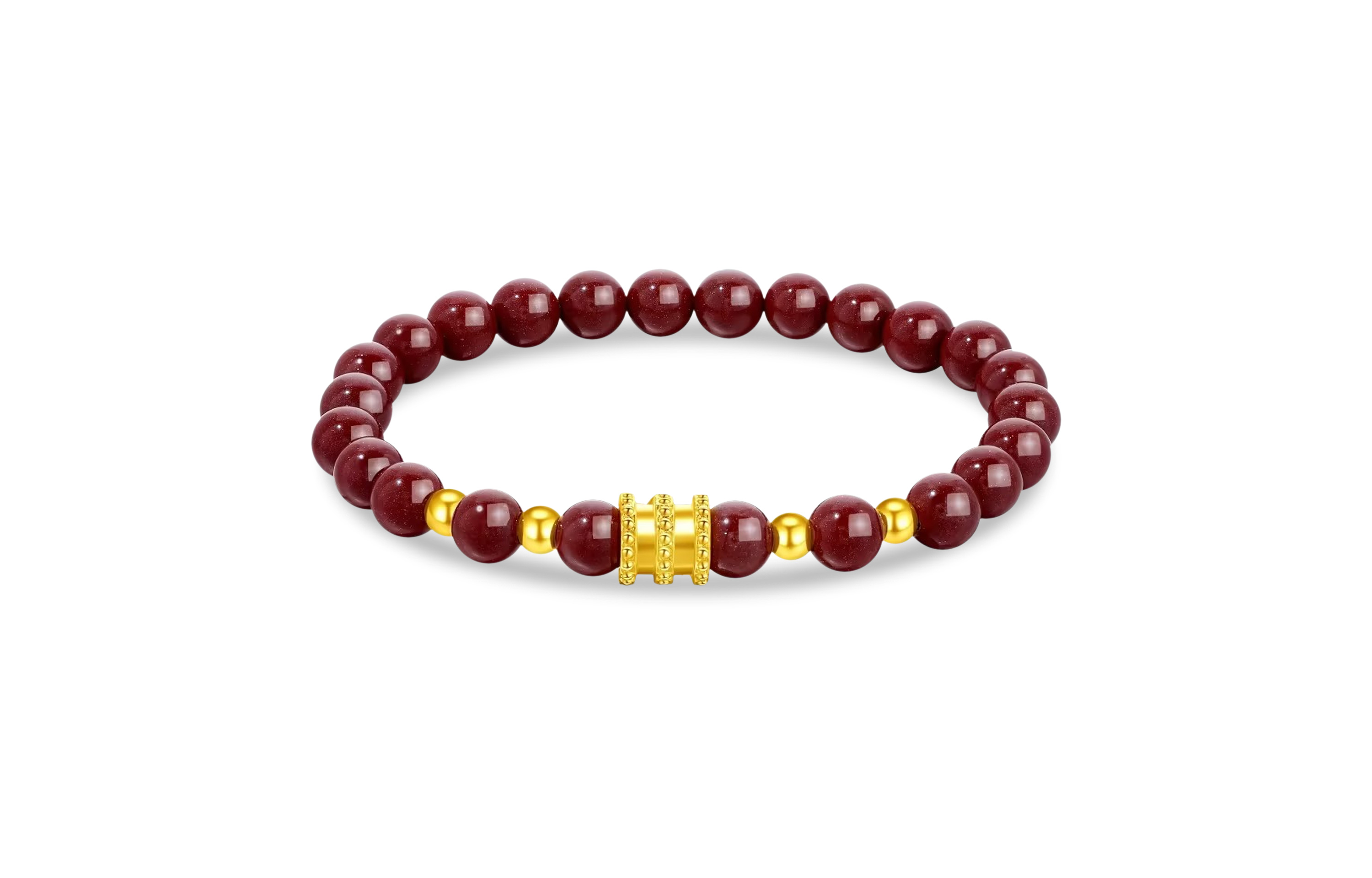 Chinese jewelry SINO GEM, the time is coming, the small waist is simple, modern, fashionable and exquisite, the small gold beads are retro, the national trend and the ancient charm #good luck, pure gold 999, fixed price, gold bracelet, same style for men and women, couple style