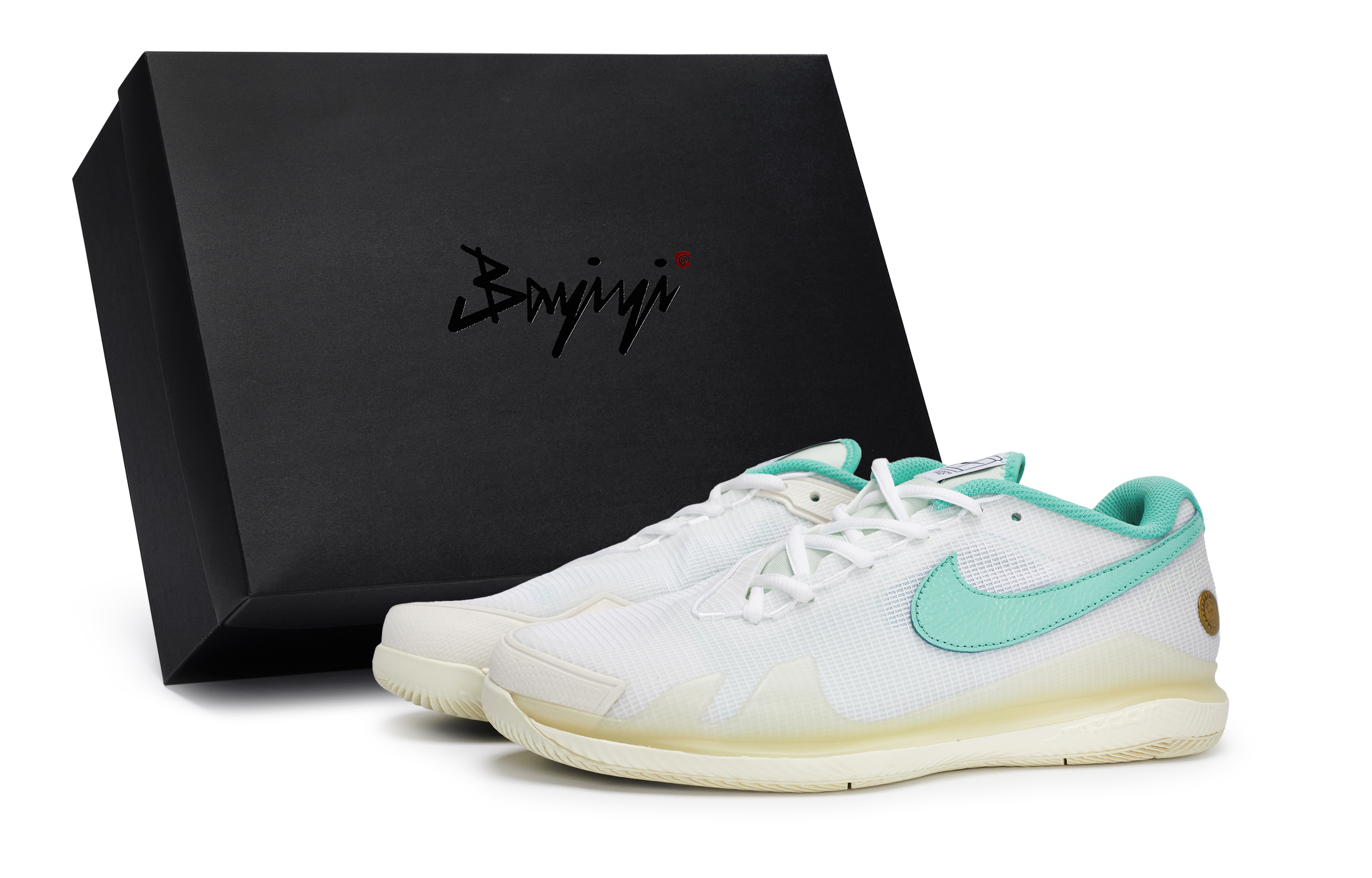 Nike Air Zoom Vapor Pro 811 Manufacturing Low top Tennis Shoes Unisex White Pink Tiffany