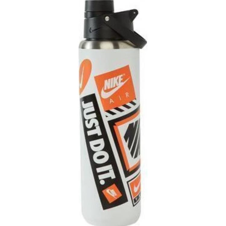 Бутылка для воды Nike Nike (бело-оранжевая)