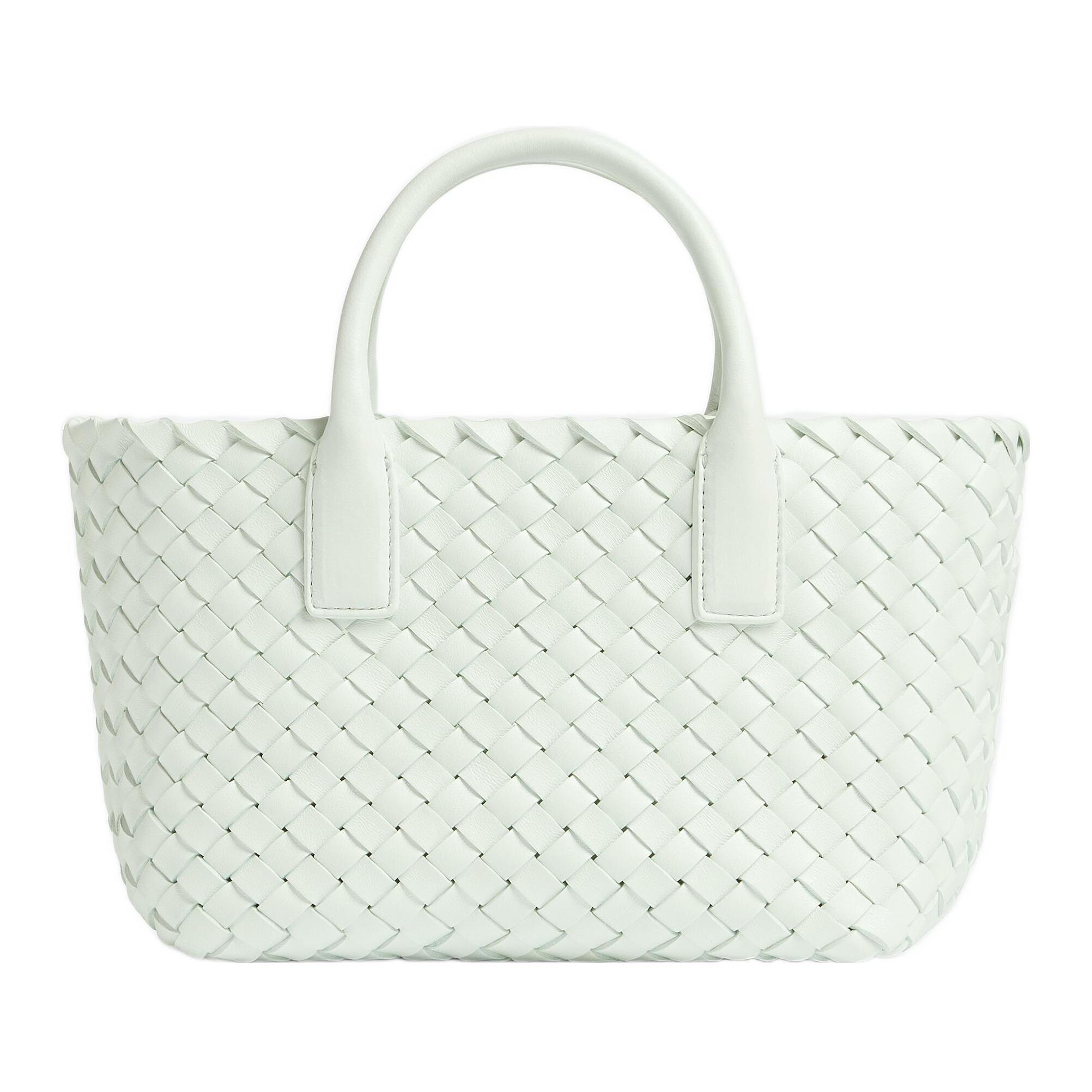 Bottega Veneta Cabat Sheepskin Tote Bag, Shopping Bag, Shoulder Bag, Crossbody Bag, Handbag Mini Women's Glacier Blue