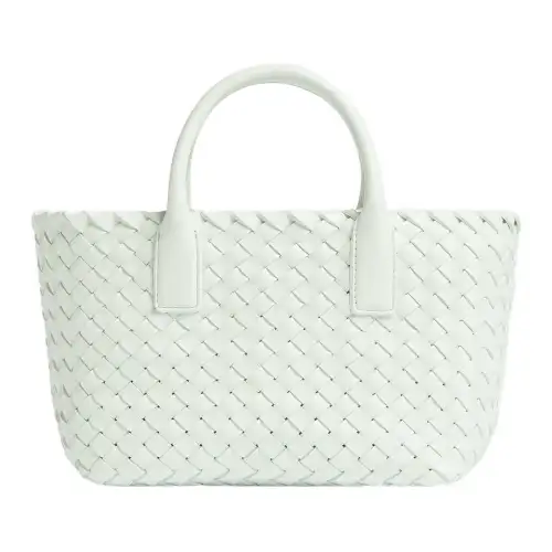 Bottega Veneta Cabat Sheepskin Tote Bag, Shopping Bag, Shoulder Bag, Crossbody Bag, Handbag Mini Women's Glacier Blue