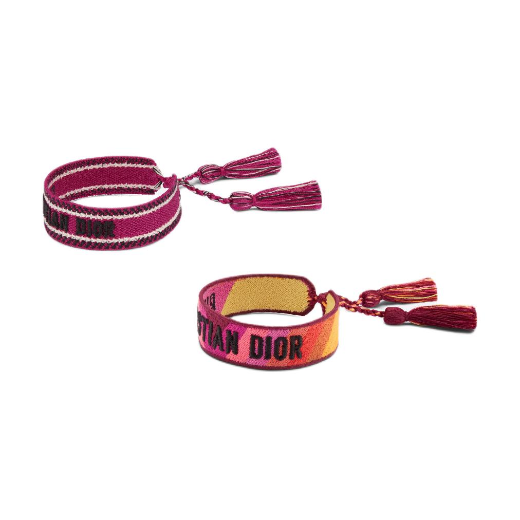 Женский браслет Dior (розовый)