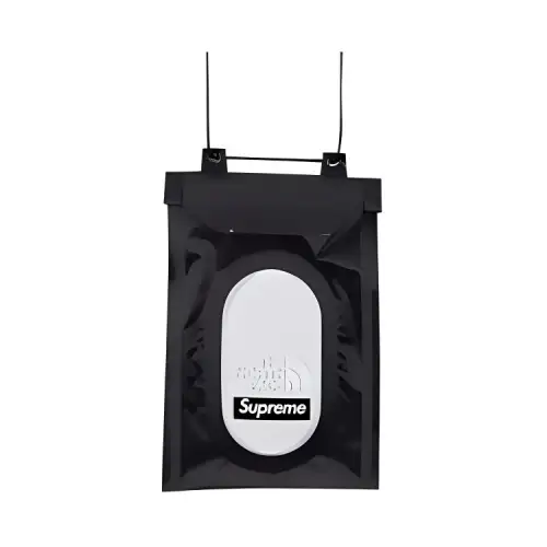 Supreme Nylon With Plastic Card Holder Regular Men's Black