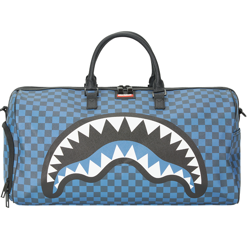 Сумка SPRAYGROUND Бостон Синяя шахматка (синяя)