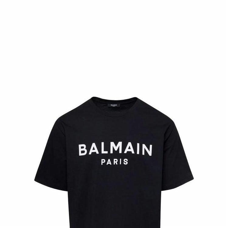 Мужская футболка BALMAIN T (черная) — фото 6