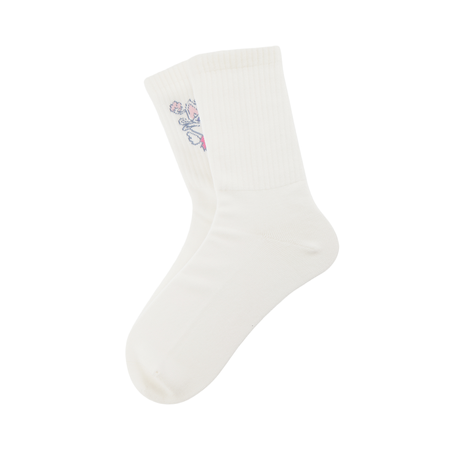 Li Ning Sports Life Collection Crew Socks Unisex 1 Pack White