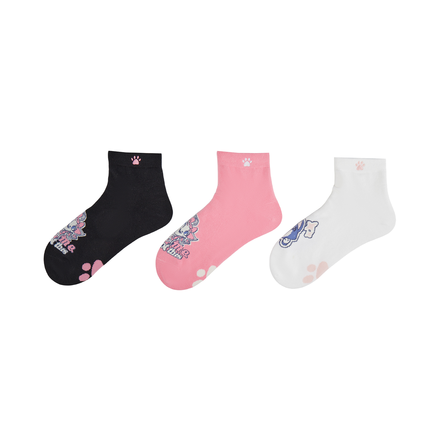 Li Ning Sports Life Collection Ankle Socks Unisex 3 Pack