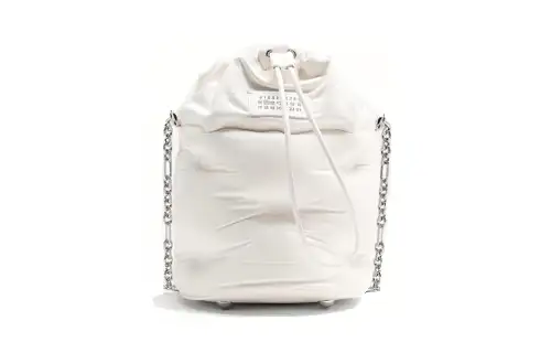 Maison Margiela Glam Slam Sheepskin Shoulder Bag Women's White