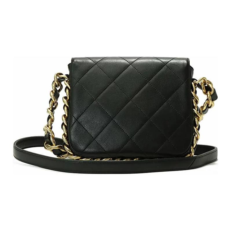 Женская сумка Chanel 21K (черная) — фото 3