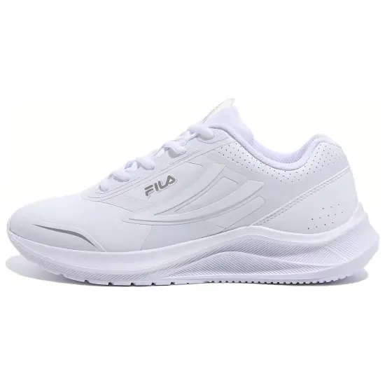 FILA Cushioning Wear-Resistant Low-Top Running Shoes Unisex White Korean Style
