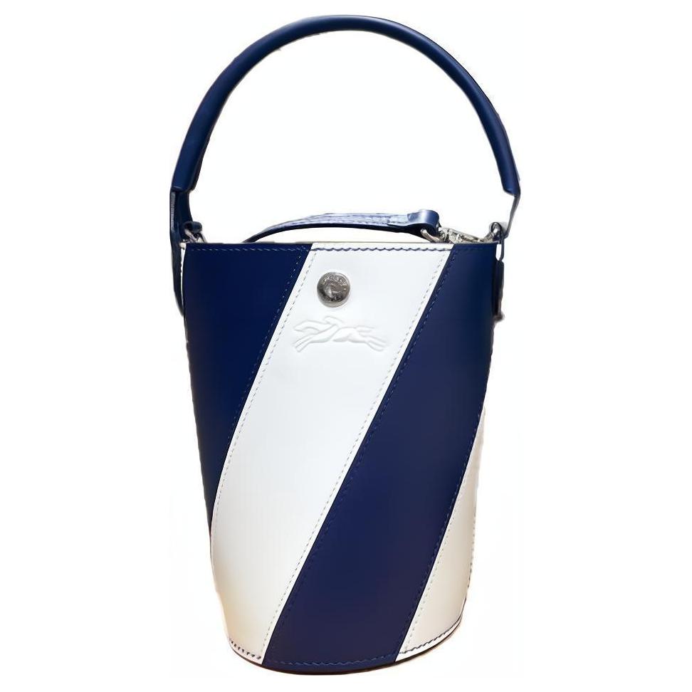 Женская сумка LONGCHAMP Épure (сине-белая)