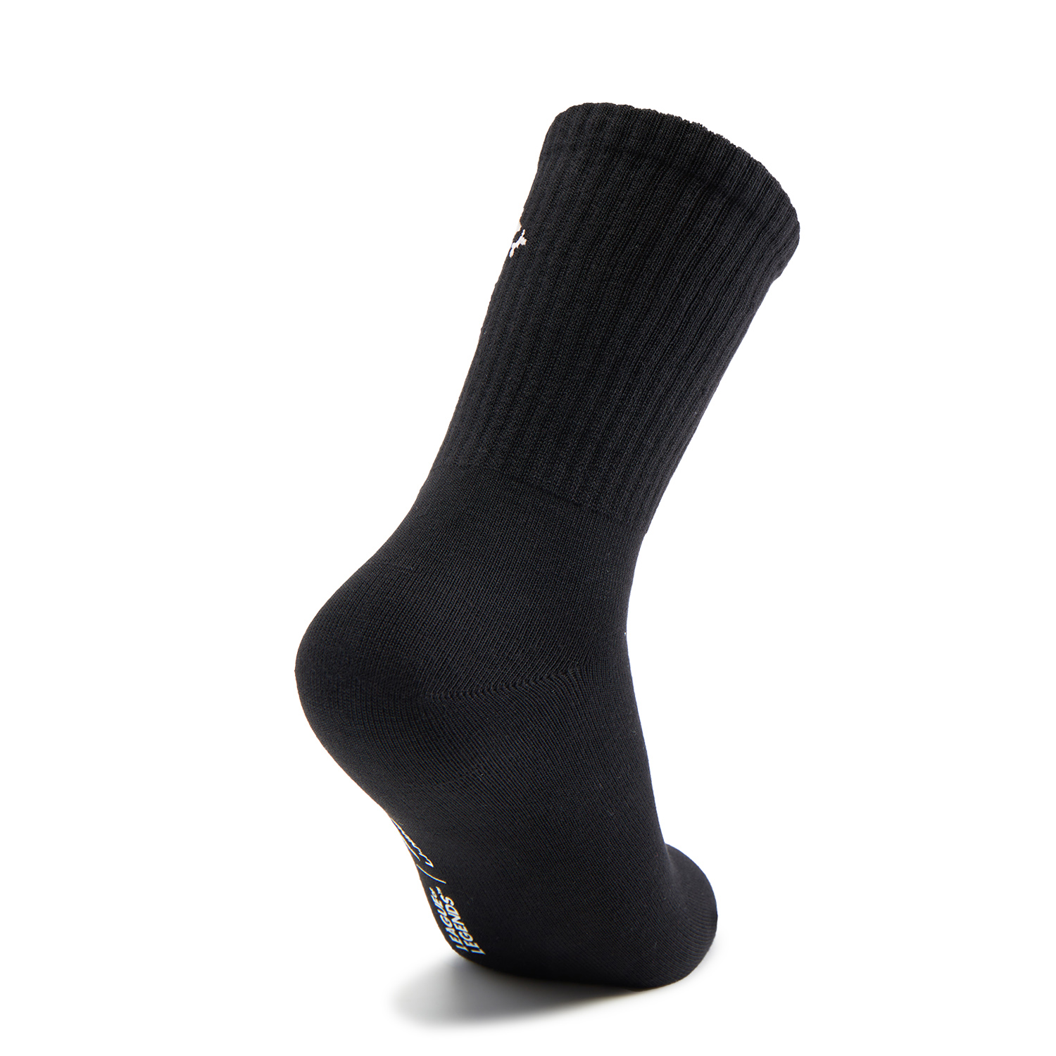 Li Ning Sports Life Collection Crew Socks Unisex 1 Pack Black