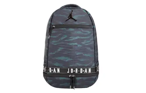 Jordan Polyester Backpack Unisex Black Green