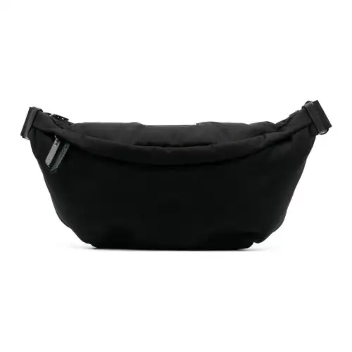 Maison Margiela Nylon With Cow Leather One Shoulder Crossbody Fanny Pack Men's Black