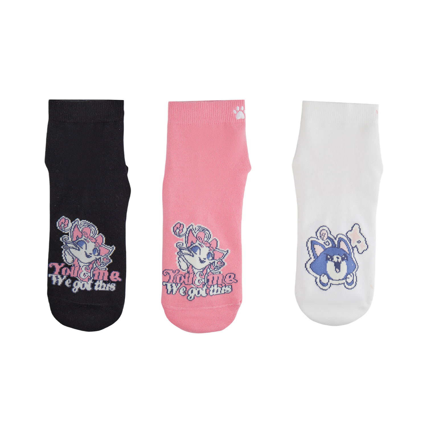 Li Ning Sports Life Collection Ankle Socks Unisex 3 Pack
