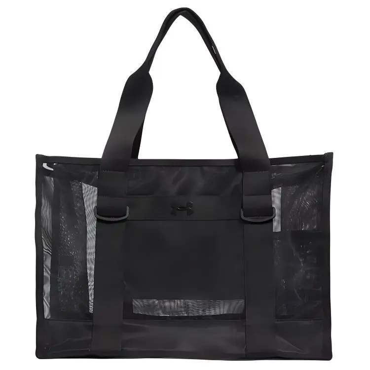 Under Armour Lightweight Mesh Material Tote Bag, Shopping Bag, Shoulder Bag Regular Women's Black