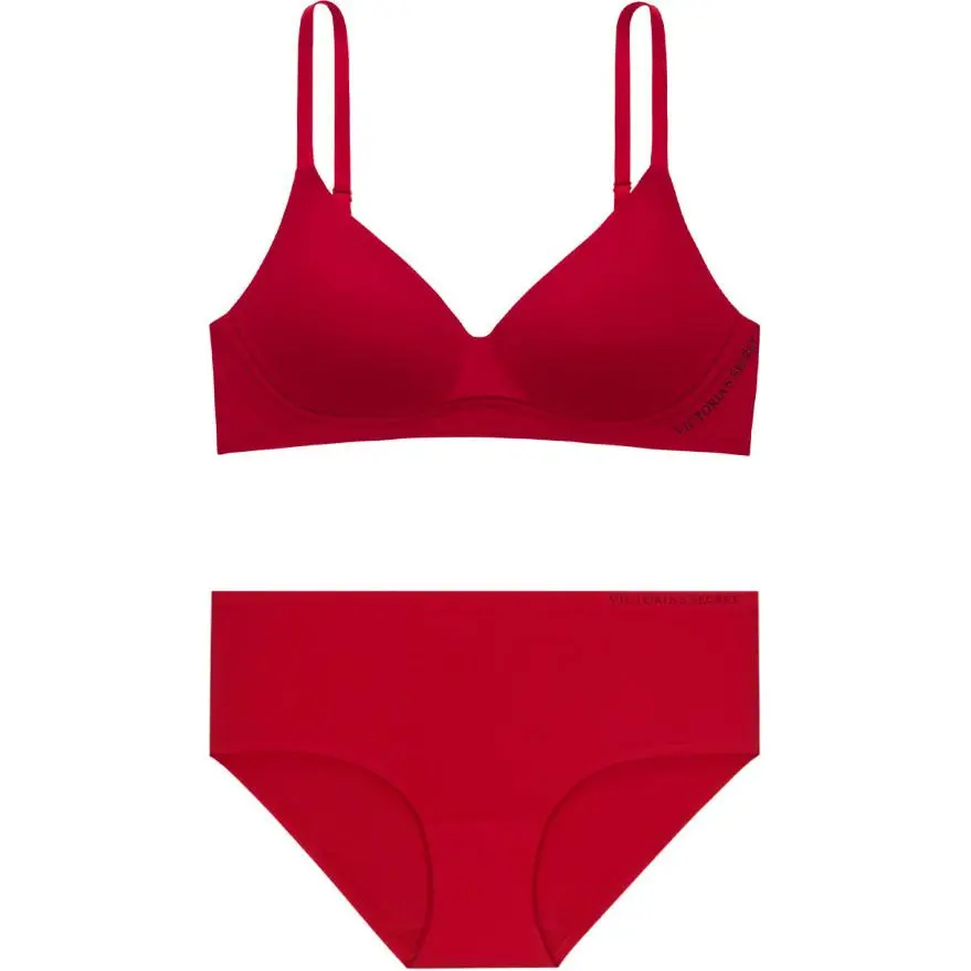 Victoria's Secret Fantasy Collection Underwear Set Women's Vintage Red