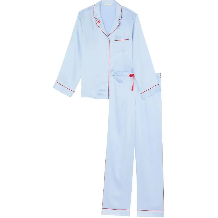 Victoria's Secret Pajama Set Women's Blue