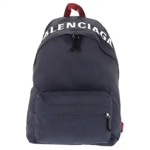 Balenciaga Athleisure Nylon Fabric Backpack Unisex Dark Blue