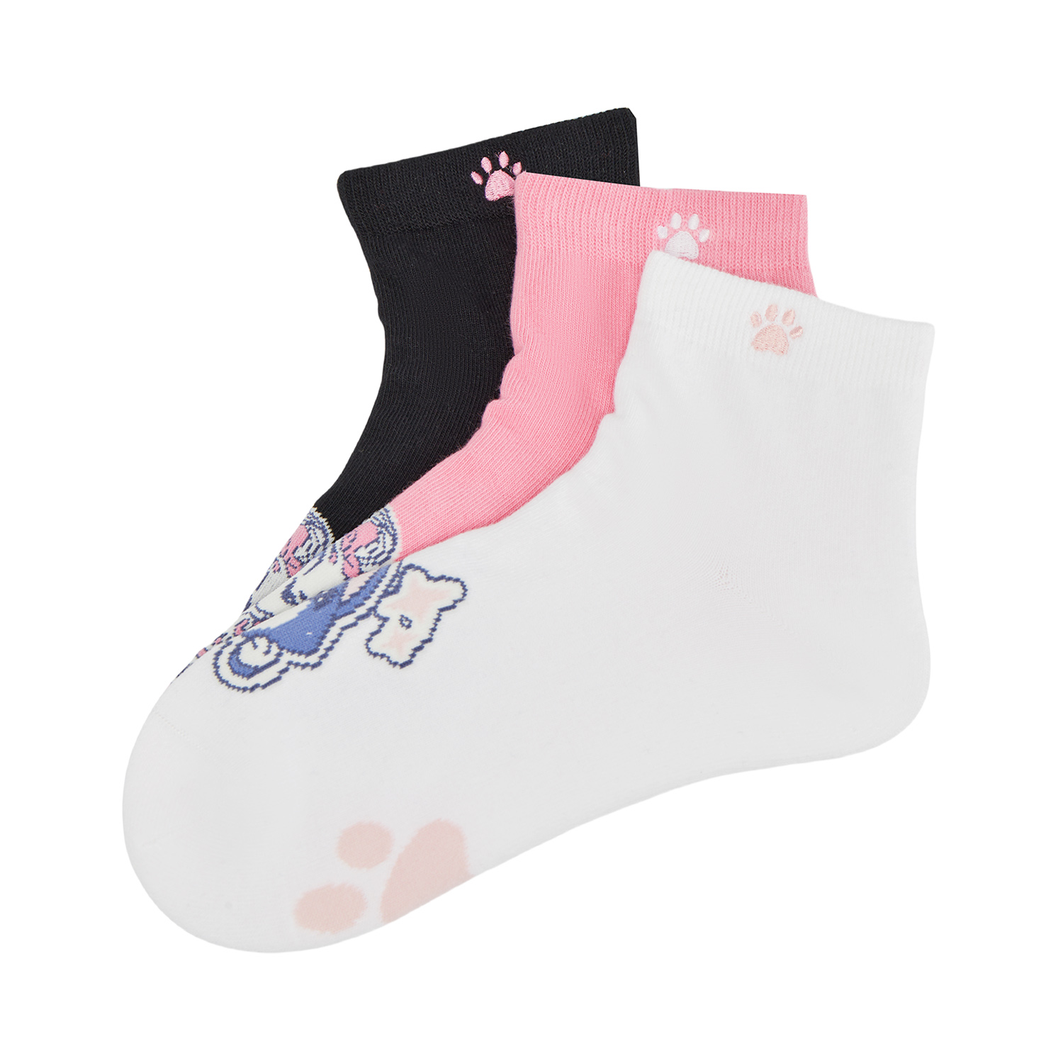 Li Ning Sports Life Collection Ankle Socks Unisex 3 Pack
