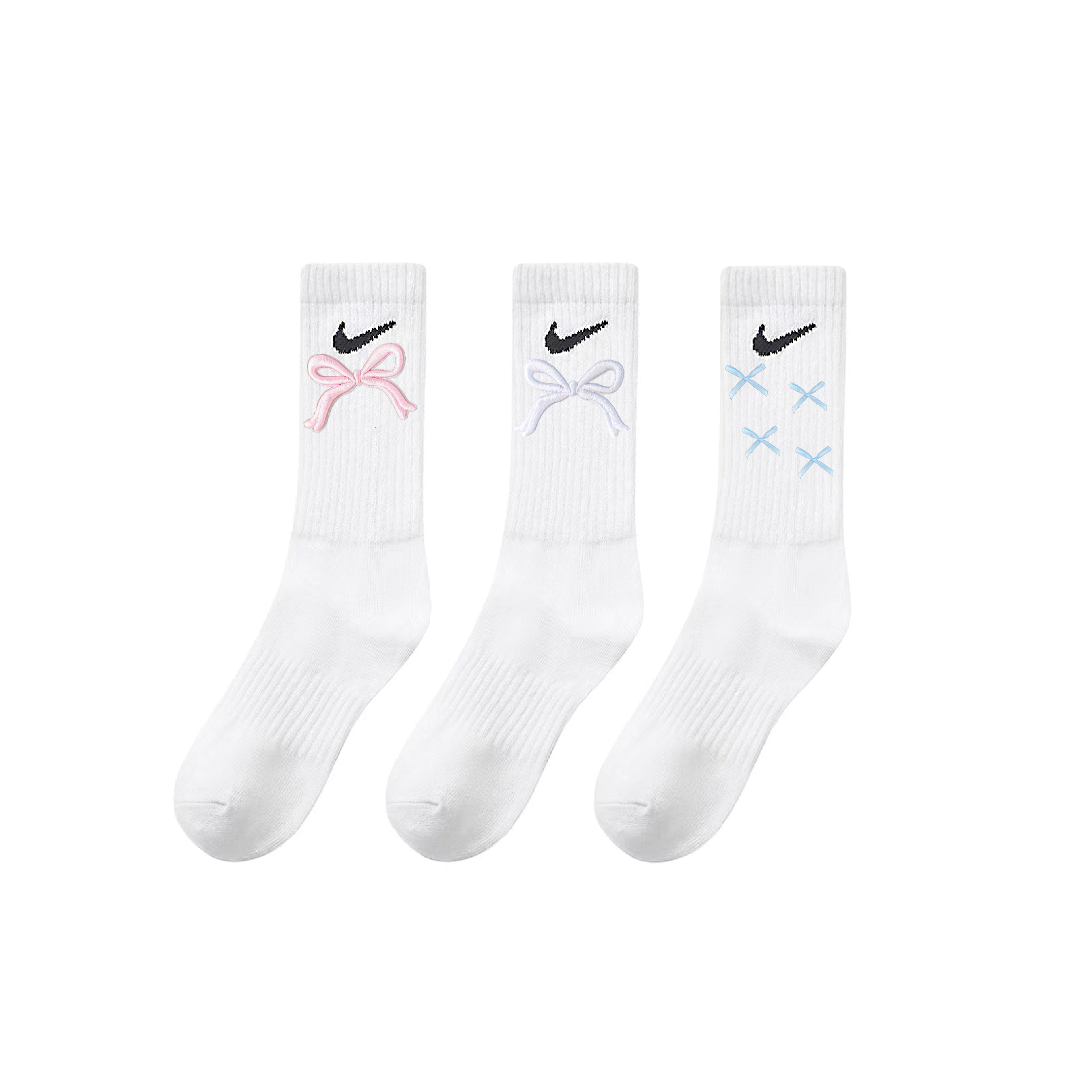 Nike Crew Socks Unisex 3 Pack White