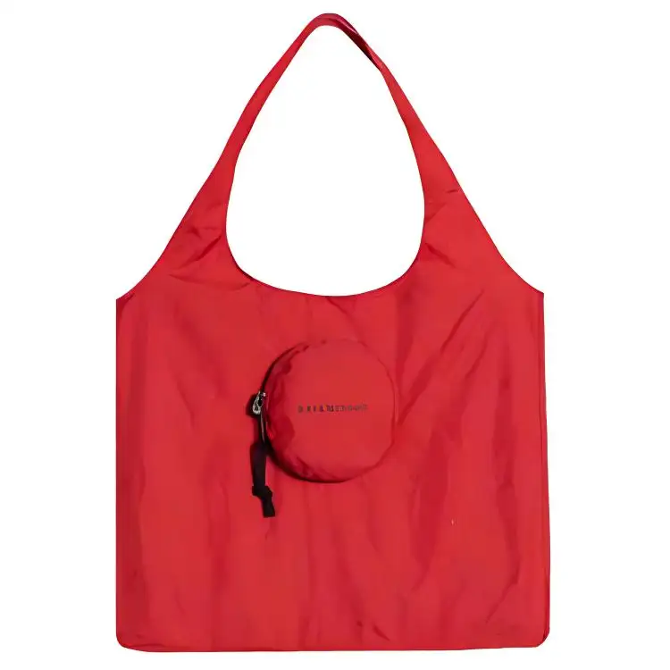 Balenciaga Recycled Nylon Tote Bag, Shoulder Bag, Handbag Women's Red