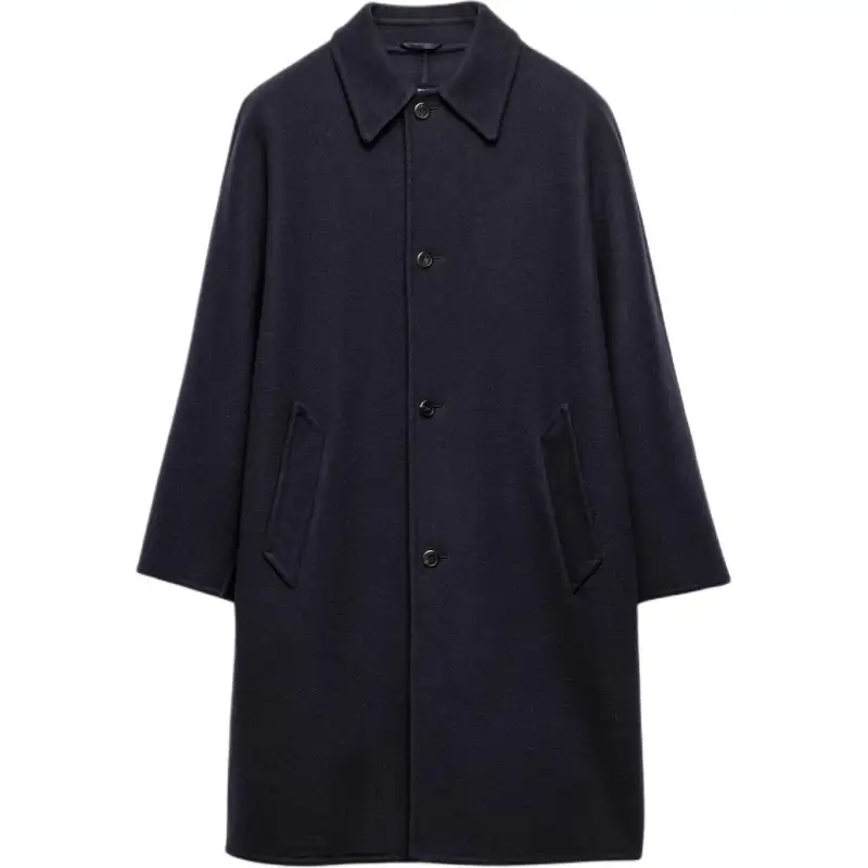 PRADA Coats Men's Blue Lapel Moderate