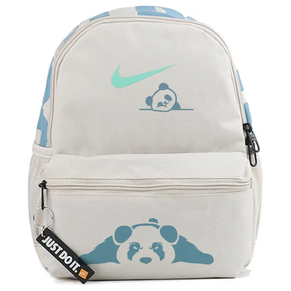 Nike Fabric Backpack Backpacks Small Women's Gray White
