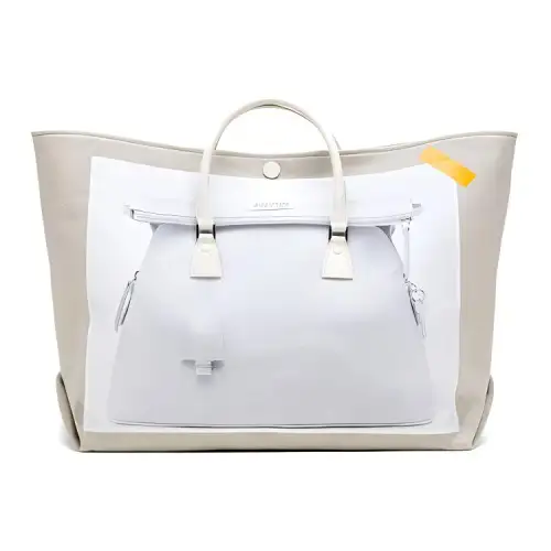 Maison Margiela Canvas Shoulder Bag, Crossbody Bag, Handbag Unisex Beige