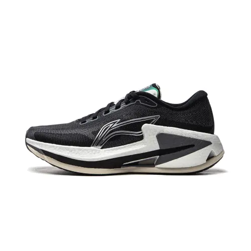 Li Ning Furious Rider 8 Cushioning Slip Resistant Abrasion Resistant Breathable Low top Running Shoes Women's Black