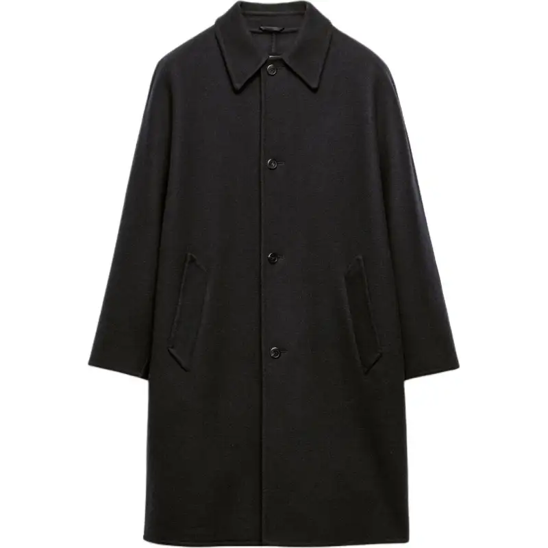 PRADA Coats Men's Black Lapel Moderate
