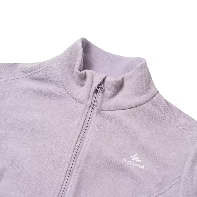 DECATHLON Fleece Clothing Women’s Purple/Light Gray