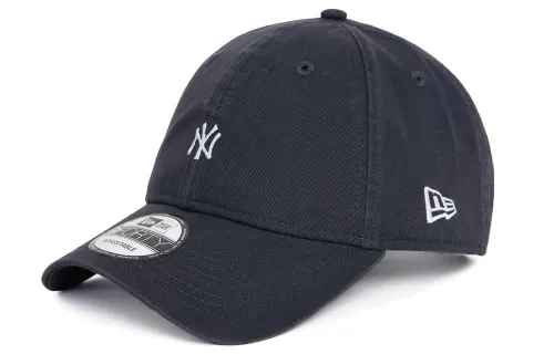 New Era Cotton Baseball Caps Unisex Dark Gray/White