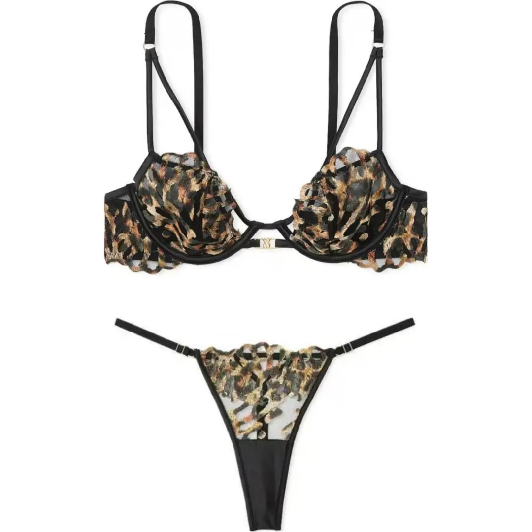 Victoria's Secret Underwear Set Women's Leopard Print