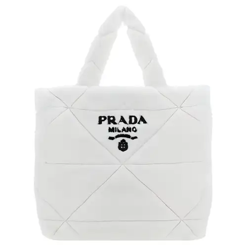 PRADA Virgin Wool Handbag Women's