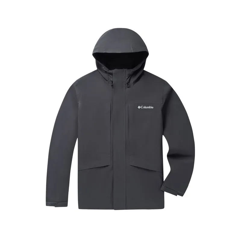 Columbia Waterproof, Windproof, Breathable, And Thermal Windbreaker Jacket Men's Black